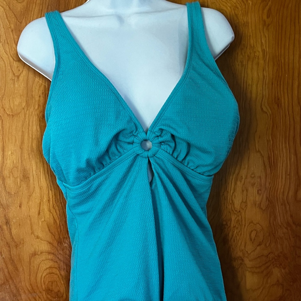 NWT Teal Time and Tru One-Piece Swimsuit - 2X